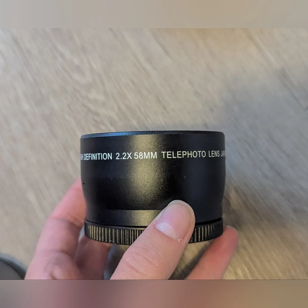 Deco Gear High Definition 58MM AF Telephoto 2.2x & Macro .43x Lens Set Brand New